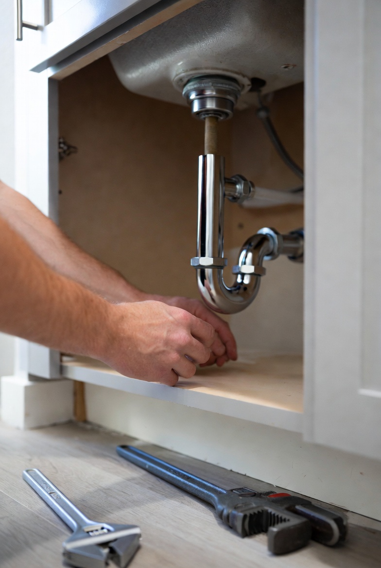 Plumbing service work